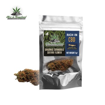 Cretan Calm CBD Ανθος Κανναβης 1g by Alice in Hempland