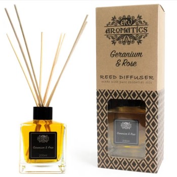 Natural Reed Diffuser Γεράνι & Τριαντάφυλλο - Ancient Wisdom Aromatics Natural Reed Diffuser Γεράνι & Τριαντάφυλλο - Ancient Wisdom Aromatics