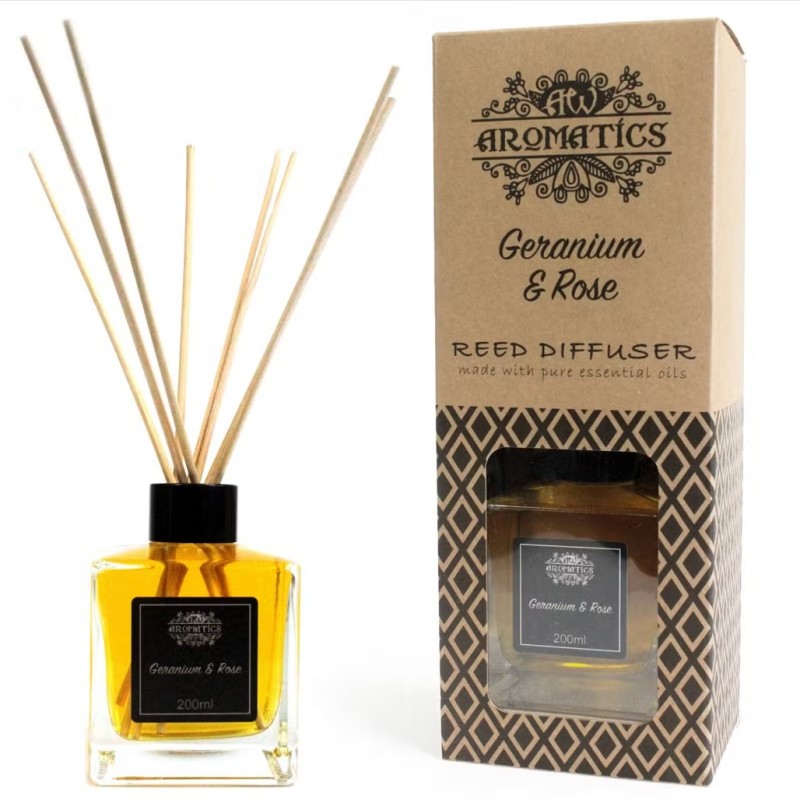 Natural Reed Diffuser Γεράνι & Τριαντάφυλλο - Ancient Wisdom Aromatics Natural Reed Diffuser Γεράνι & Τριαντάφυλλο - Ancient Wisdom Aromatics
