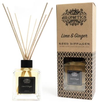 Natural Reed Diffuser Λάιμ & Τζίντζερ - Ancient Wisdom Aromatics Natural Reed Diffuser Λάιμ & Τζίντζερ - Ancient Wisdom Aromatics